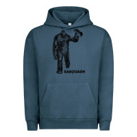 Pigment Midnight Navy cool unique sasquash sasquatch and squash bigfoot t shirt Urban Hoodie - linhVisuals