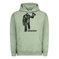 Pigment Oil Green cool unique sasquash sasquatch and squash bigfoot t shirt Urban Hoodie - linhVisuals