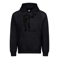 Black cool unique sasquash sasquatch and squash bigfoot t shirt Urban Hoodie - linhVisuals
