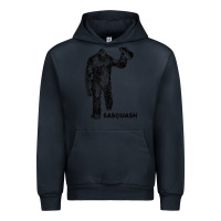 Navy cool unique sasquash sasquatch and squash bigfoot t shirt Urban Hoodie - linhVisuals