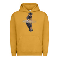 Pigment Peanut Butter rottweiler reflection t shirt funny father's day dog gifts Urban Hoodie - linhVisuals