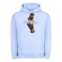 Pigment Grape Ice rottweiler reflection t shirt funny father's day dog gifts Urban Hoodie - linhVisuals