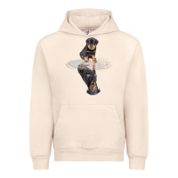 Sandshell rottweiler reflection t shirt funny father's day dog gifts Urban Hoodie - linhVisuals
