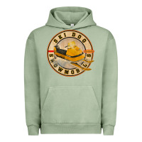 Pigment Oil Green ski doo vintage snowmobiles Urban Hoodie - linhVisuals