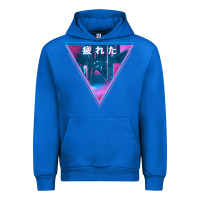 Cobalt tired japanese otaku   abandoned city street art t shirt Urban Hoodie - linhVisuals