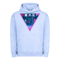 Pigment Grape Ice tired japanese otaku   abandoned city street art t shirt Urban Hoodie - linhVisuals