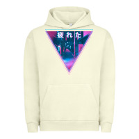 Pigment Pistachio tired japanese otaku   abandoned city street art t shirt Urban Hoodie - linhVisuals