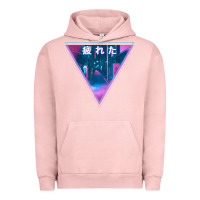 Pigment Salmon tired japanese otaku   abandoned city street art t shirt Urban Hoodie - linhVisuals