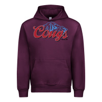 Mauve Wine wsu cougs light blue Urban Hoodie - linhVisuals