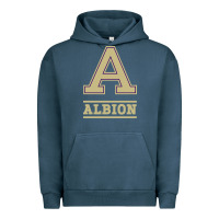 Pigment Midnight Navy albion college athleticpurple Urban Hoodie - linhVisuals