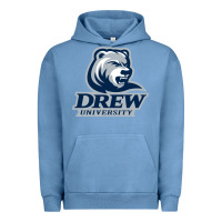 Pigment Pebble Blue drew university vectorized Urban Hoodie - linhVisuals