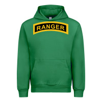 Emerald army ranger tab   black & gold   army ranger tab black gold Urban Hoodie - linhVisuals