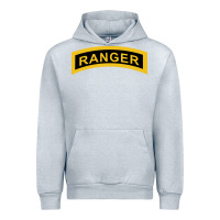 Heather Grey army ranger tab   black & gold   army ranger tab black gold Urban Hoodie - linhVisuals