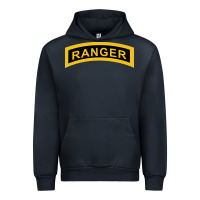 Navy army ranger tab   black & gold   army ranger tab black gold Urban Hoodie - linhVisuals