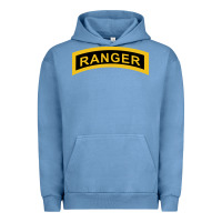 Pigment Pebble Blue army ranger tab   black & gold   army ranger tab black gold Urban Hoodie - linhVisuals