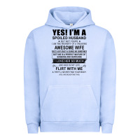 Pigment Grape Ice yes i'm a spoiled husband ..awesome wife t shirt Urban Hoodie - linhVisuals