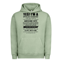 Pigment Oil Green yes i'm a spoiled husband ..awesome wife t shirt Urban Hoodie - linhVisuals