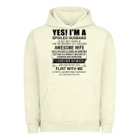 Pigment Pistachio yes i'm a spoiled husband ..awesome wife t shirt Urban Hoodie - linhVisuals