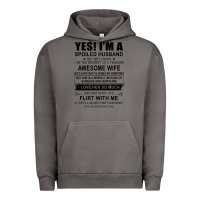 Pigment Tornado yes i'm a spoiled husband ..awesome wife t shirt Urban Hoodie - linhVisuals