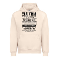 Sandshell yes i'm a spoiled husband ..awesome wife t shirt Urban Hoodie - linhVisuals