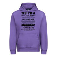 Tulip yes i'm a spoiled husband ..awesome wife t shirt Urban Hoodie - linhVisuals