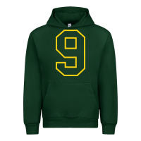 Forest Green number #9 sports jersey uniform Urban Hoodie - linhVisuals