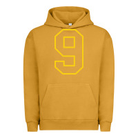 Pigment Peanut Butter number #9 sports jersey uniform Urban Hoodie - linhVisuals