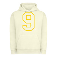 Pigment Pistachio number #9 sports jersey uniform Urban Hoodie - linhVisuals