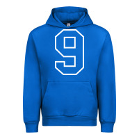 Cobalt number #9 sports jersey uniform Urban Hoodie - linhVisuals