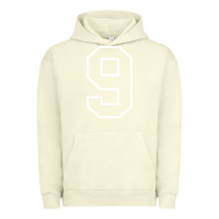 Pigment Pistachio number #9 sports jersey uniform Urban Hoodie - linhVisuals