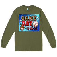 Army Green game day vibes mouse pad Long Sleeve Tee - BundleAndBundleShop
