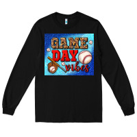 Black game day vibes mouse pad Long Sleeve Tee - BundleAndBundleShop