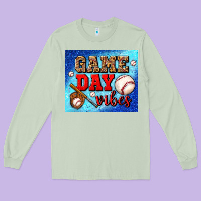 Game Day Vibes Mouse Pad Long Sleeve Tee Designed By Bundleandbundleshop