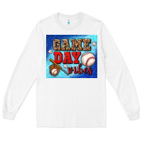 White game day vibes mouse pad Long Sleeve Tee - BundleAndBundleShop