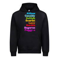Black althea cassidy name woman mans Urban Hoodie - linhVisuals
