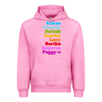 Fuchsia Pink althea cassidy name woman mans Urban Hoodie - linhVisuals