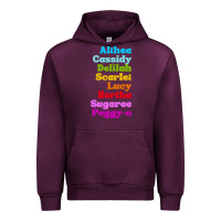Mauve Wine althea cassidy name woman mans Urban Hoodie - linhVisuals