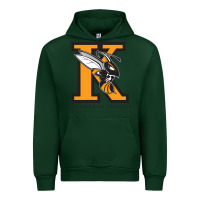 Forest Green kalamazoo college vectorized Urban Hoodie - linhVisuals