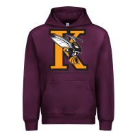 Mauve Wine kalamazoo college vectorized Urban Hoodie - linhVisuals