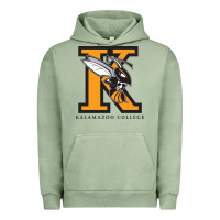 Pigment Oil Green kalamazoo college vectorized Urban Hoodie - linhVisuals