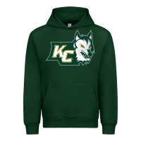 Forest Green keuka college wolf vectorized Urban Hoodie - linhVisuals