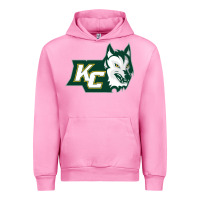 Fuchsia Pink keuka college wolf vectorized Urban Hoodie - linhVisuals