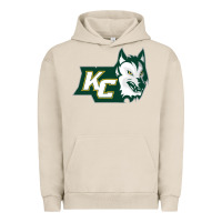 Pigment French Oak keuka college wolf vectorized Urban Hoodie - linhVisuals