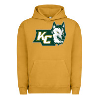 Pigment Peanut Butter keuka college wolf vectorized Urban Hoodie - linhVisuals