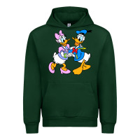 Forest Green donal duck Urban Hoodie - linhVisuals