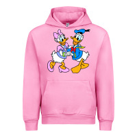 Fuchsia Pink donal duck Urban Hoodie - linhVisuals
