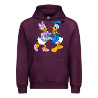 Mauve Wine donal duck Urban Hoodie - linhVisuals