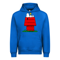 Cobalt peanuts the doghouse Urban Hoodie - linhVisuals