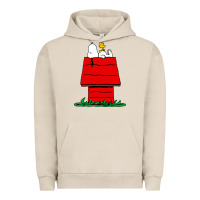 Pigment French Oak peanuts the doghouse Urban Hoodie - linhVisuals