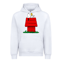 White peanuts the doghouse Urban Hoodie - linhVisuals